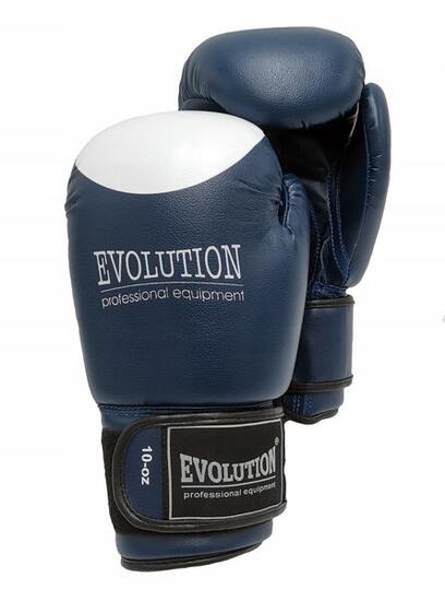 Gants de boxe EVOLUTION PRO RB-2110 synthétique bleu