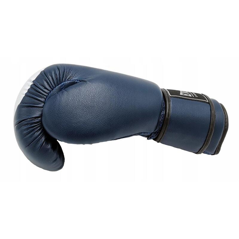 Mănuși de box Evolution Pro sintetice, velcro, albastre