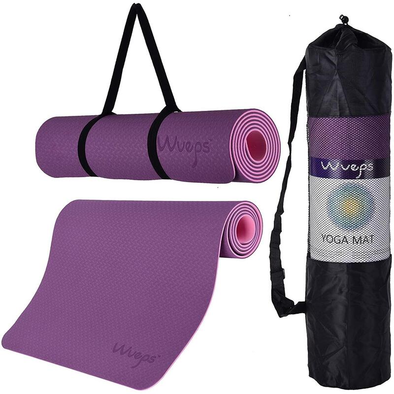 Yoga mat Zacht Comfort Paars 183 CM