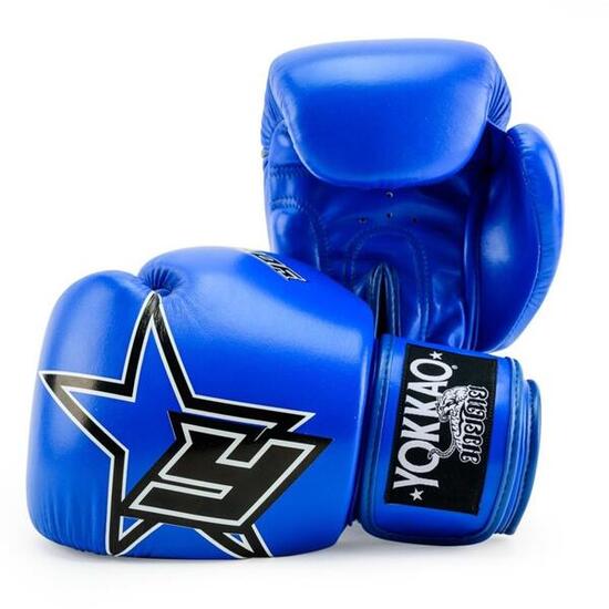 Gants de boxe Yokkao Institution – Bleu – cuir microfibre