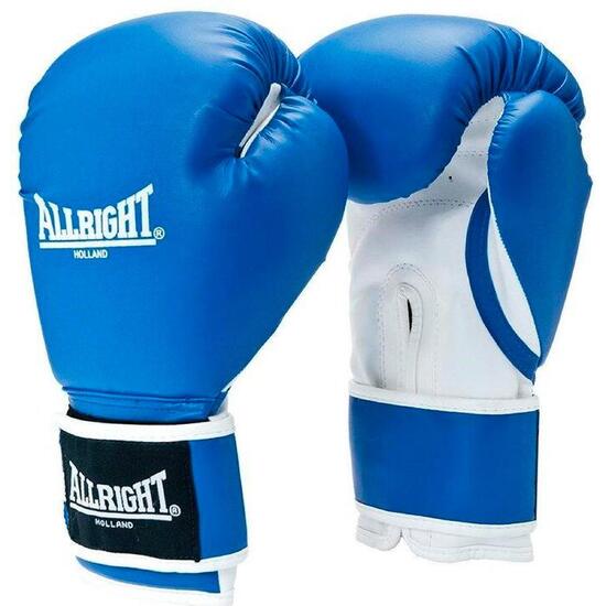 Rękawice bokserskie Allright Power Gel 10 OZ niebieskie