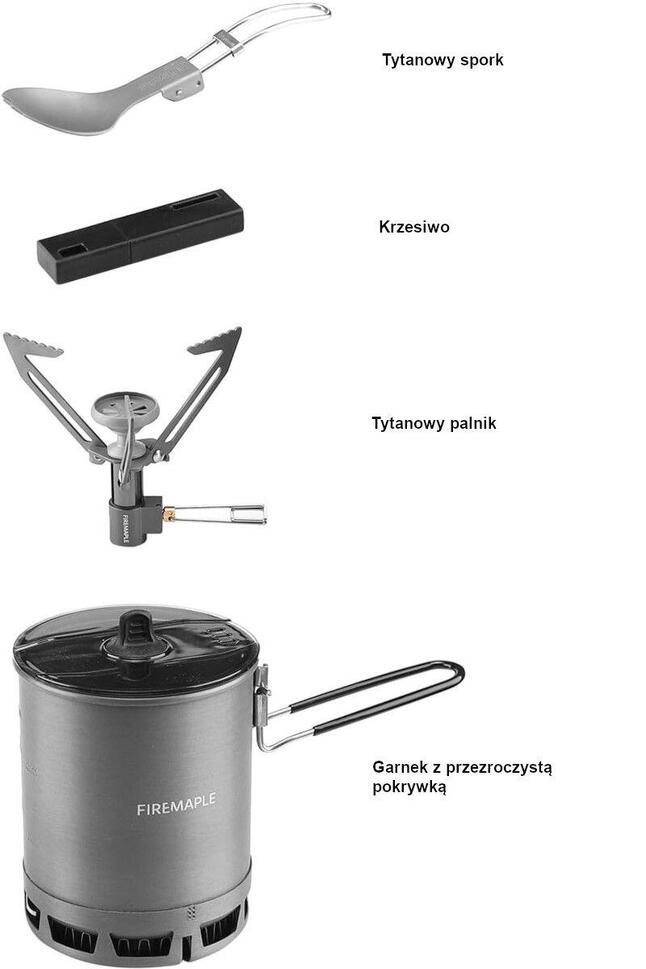 Zestaw Turystyczny Do Gotowania Fire-Maple Petrel Ultralight Cooking System