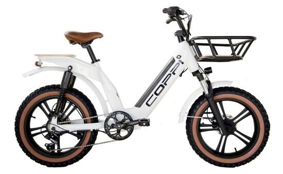 Fat cargo e-bike elettrica a pedalata assistita Lipari nera