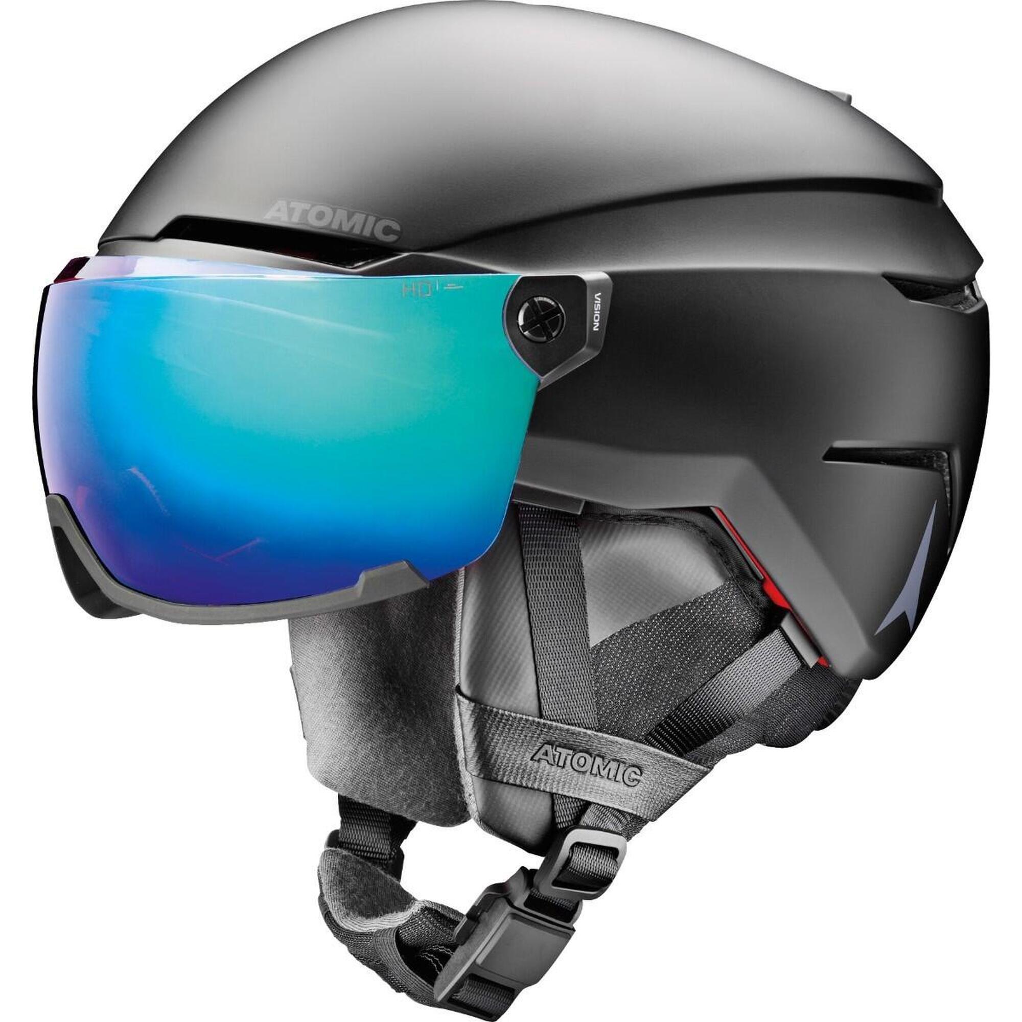 Atomic - Atomic Casque De Ski Savor Amid Visor Hd - Black - Casque - Noir - 59-63 Cm - Decathlon