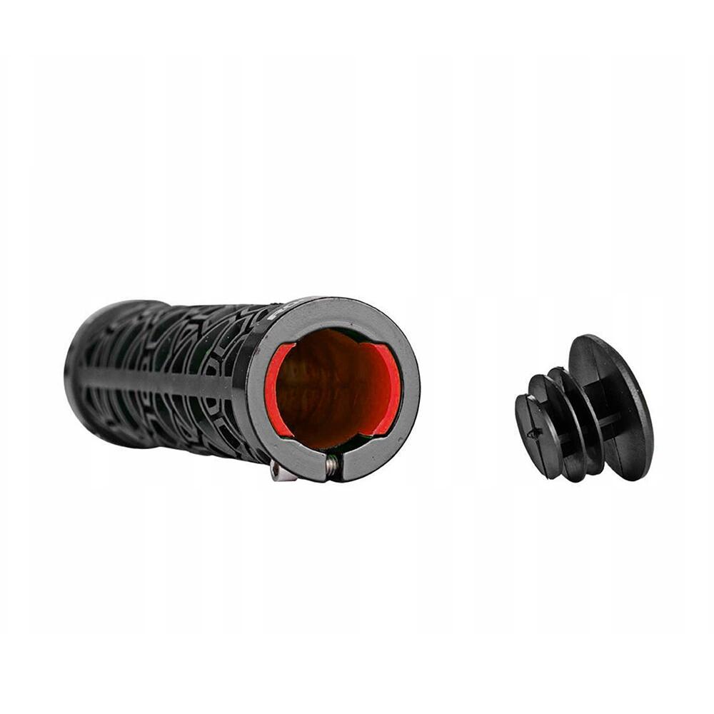 Manopole per bicicletta Rockbros rosse e nere 6/7