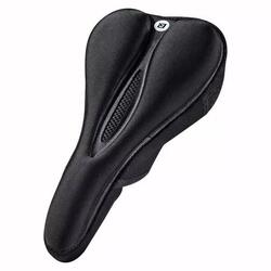 Selle de vélo en gel de silicone taille M - Noir