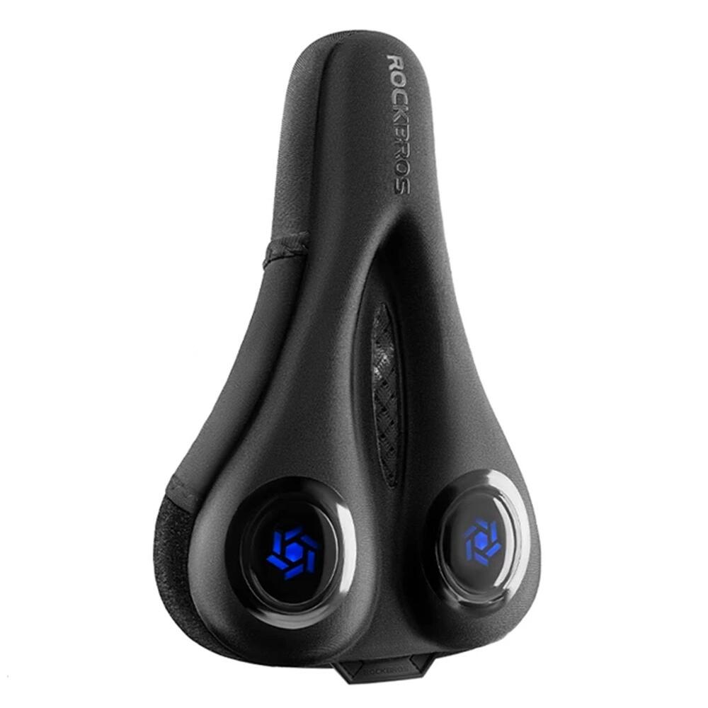 ROCKBROS Sella da bicicletta con coprisella impermeabile - Nero e Blu