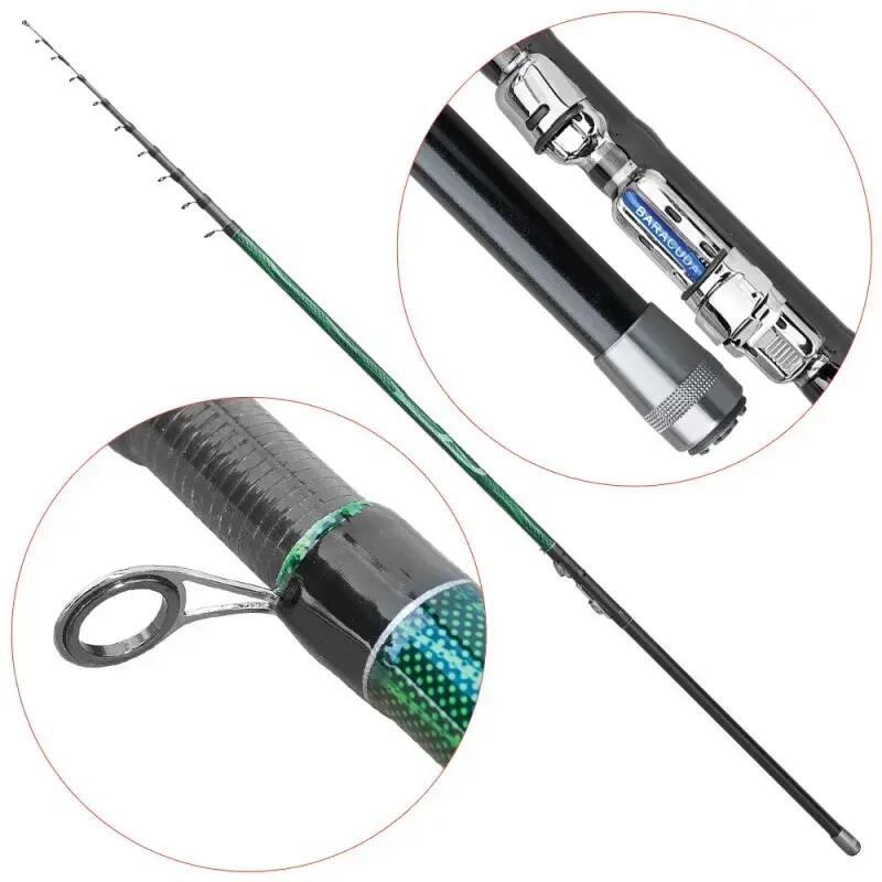 Lanseta tele-match carbon Baracuda Furrore 4.5 m A 10-25 g 3/4