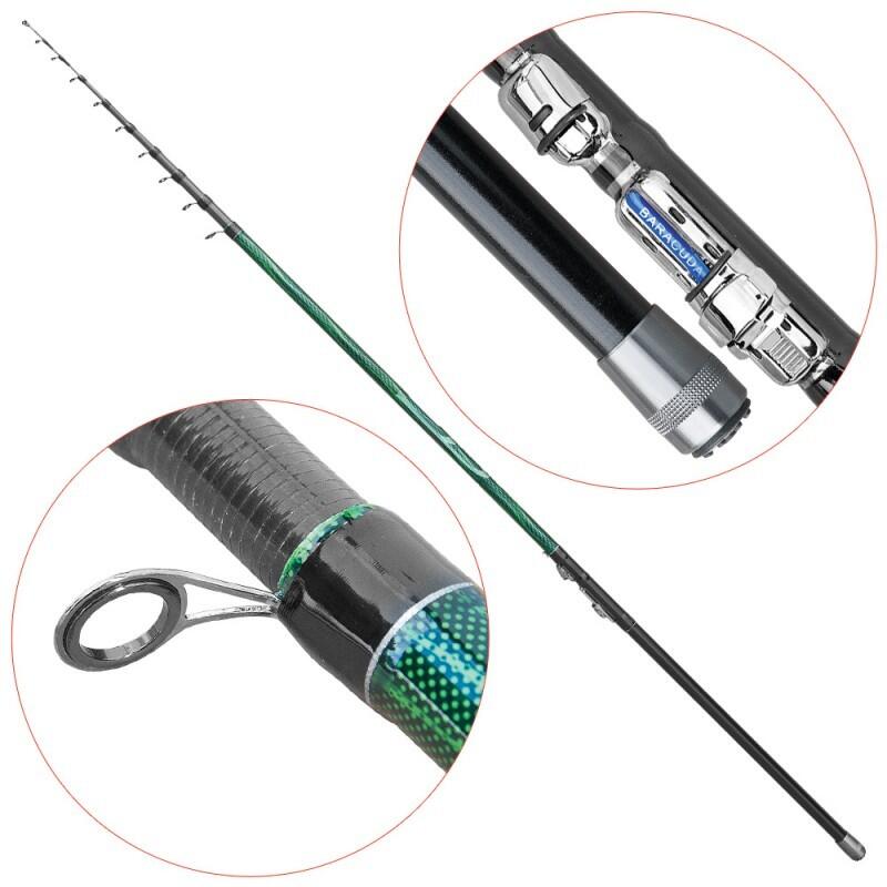 Lanseta tele-match carbon Baracuda Furrore 4.5 m A 10-25 g