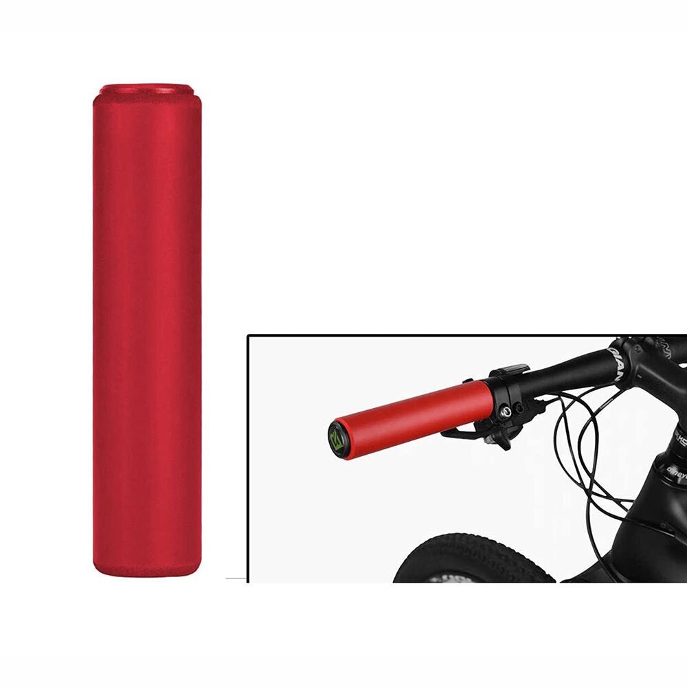 Punhos de bicicleta Rockbros em espuma de silicone vermelha 3/5