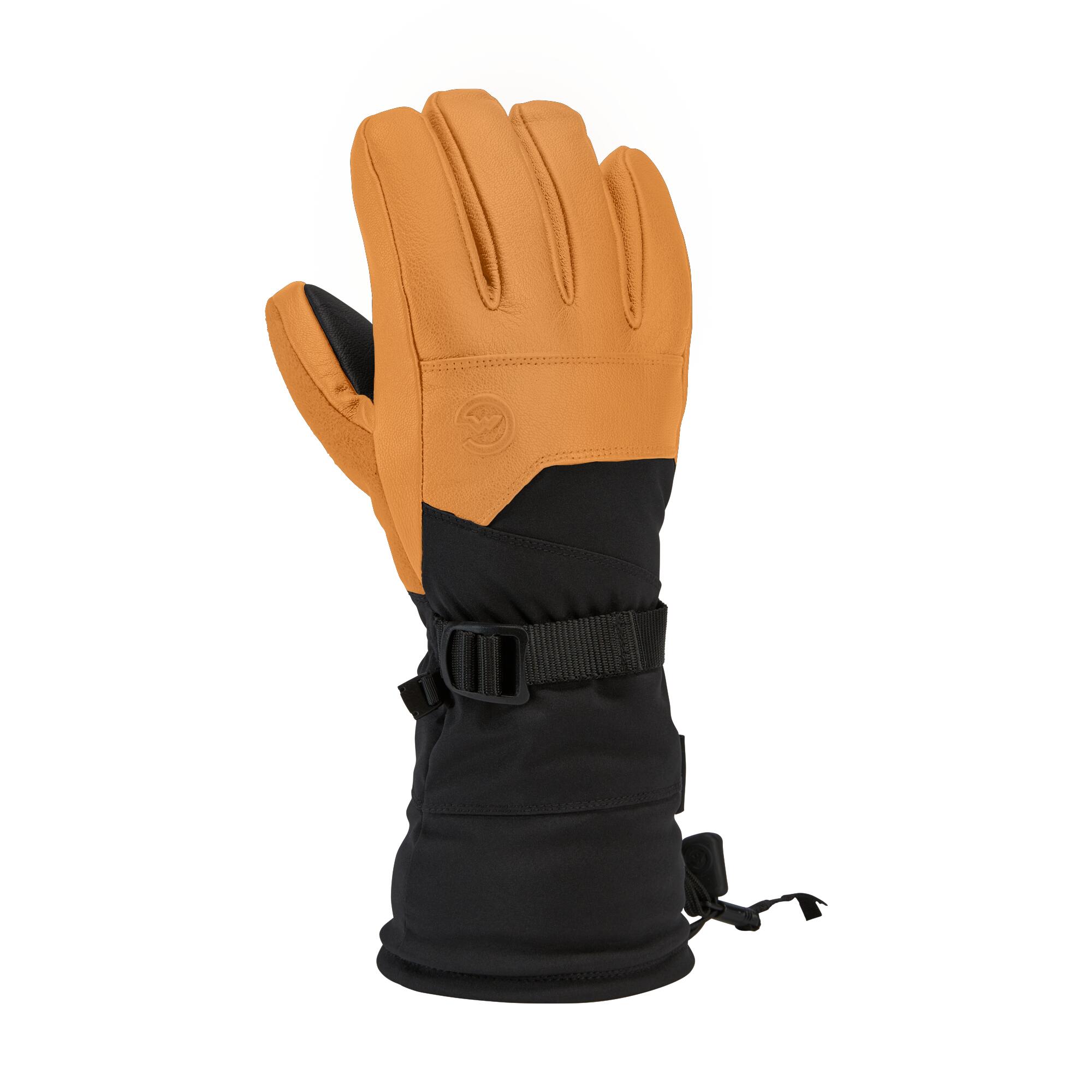 Gordini - Polar Gants Homme Black Buff - Gants - Noir|orange - 40 M - Decathlon