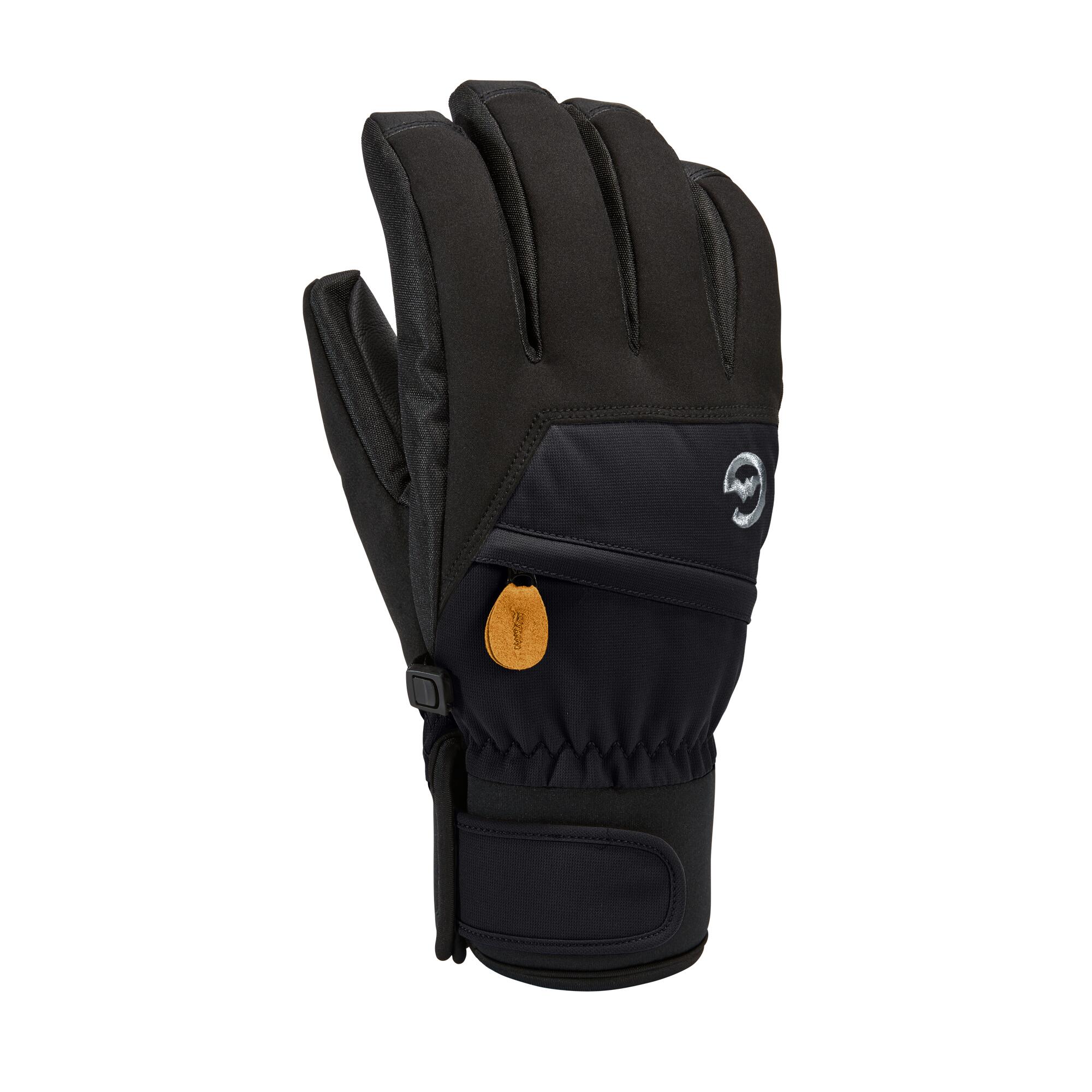 Gordini - Stomp Short Gants Femme Black - Gants - Noir - 40 M - Decathlon