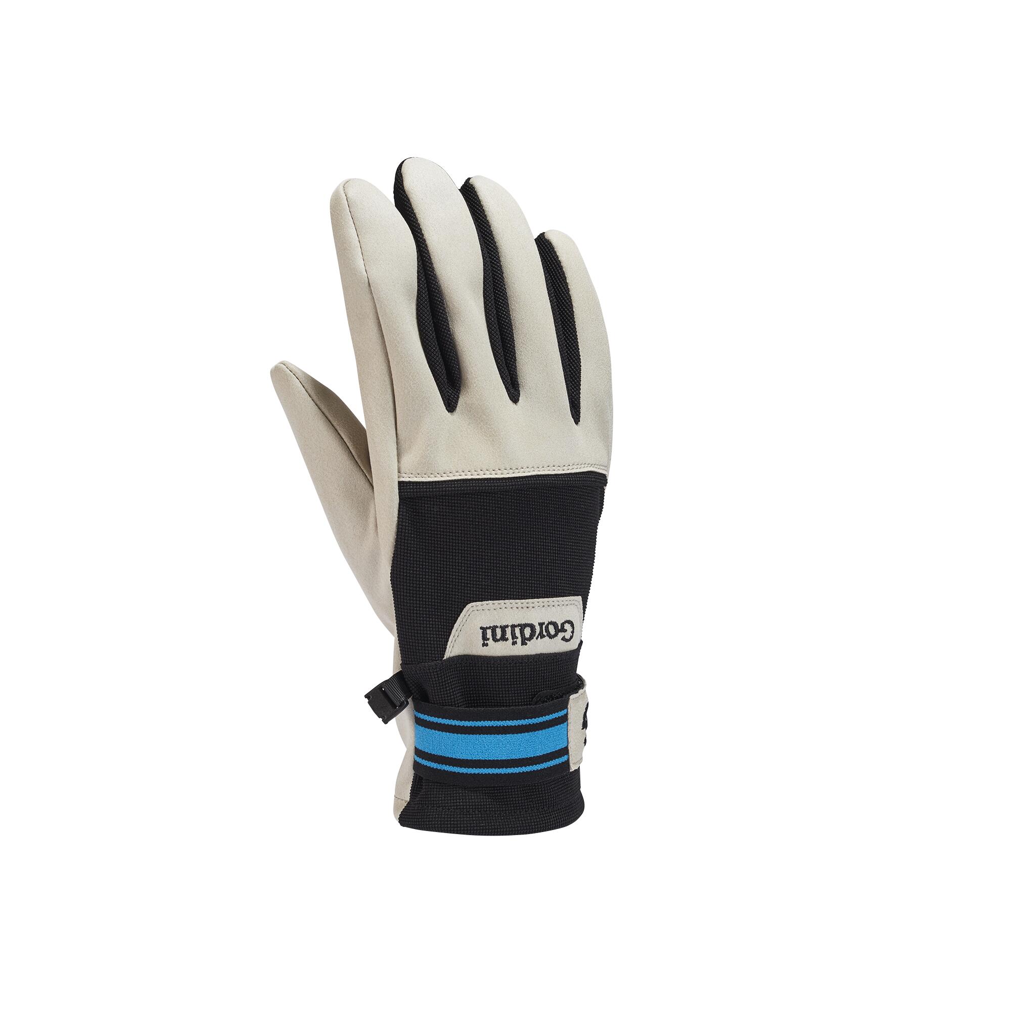 GORDINI SPRING men's gloves BLACK/L.GREY