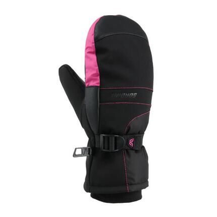 AQUABLOC JUNIOR skiwanten BLACK/ FIRE ENGINE RED.