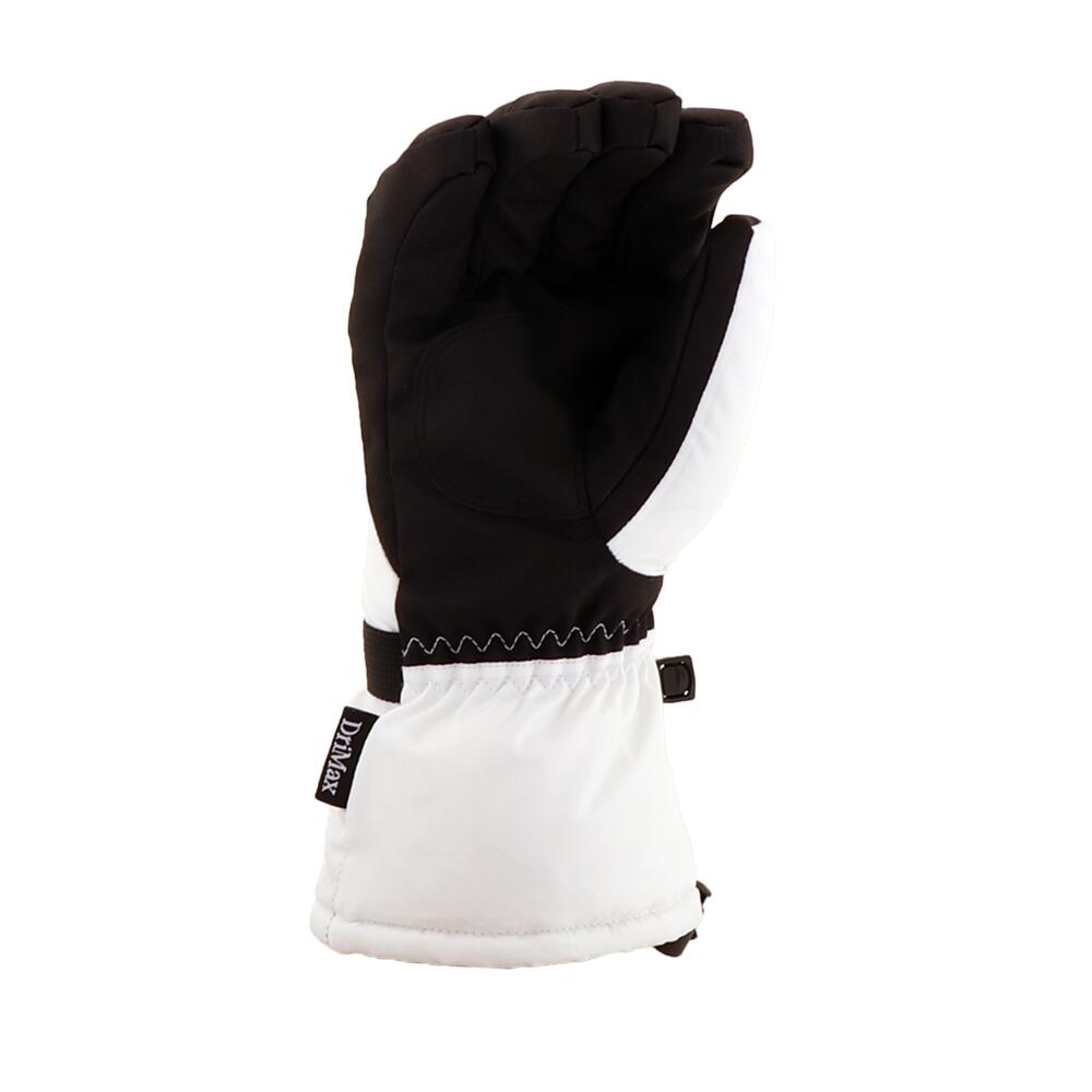 BASE dames skihandschoenen WHITE/BLACK. 2/5