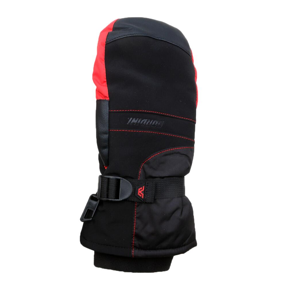 GORDINI AQUABLOC JUNIOR Mittens BLACK/ FIRE ENGINE RED