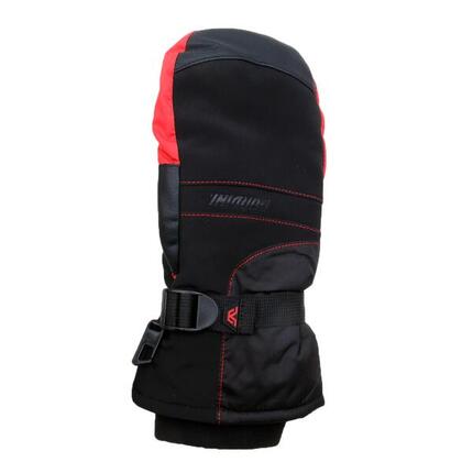AQUABLOC JUNIOR skiwanten BLACK/ FIRE ENGINE RED.
