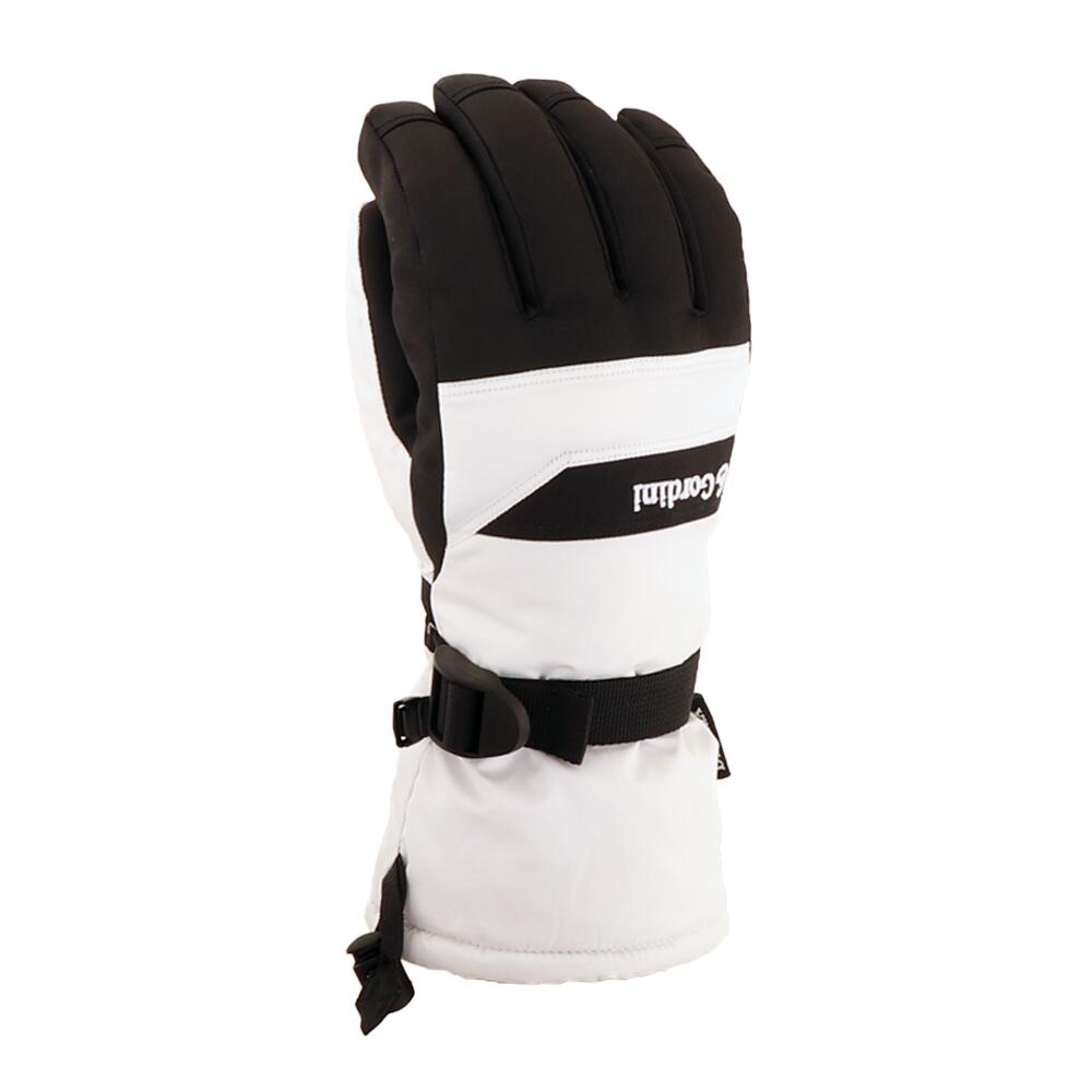 BASE women's ski gloves WHITE/BLACK