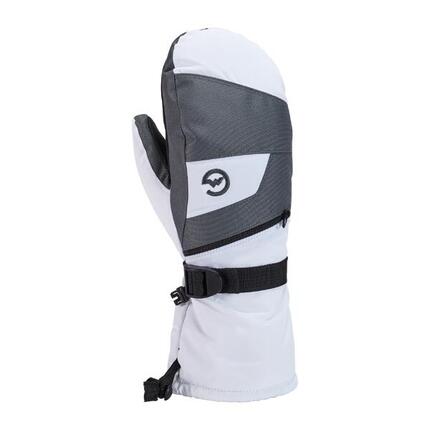 ULTRA DRIMAX skiwanten voor dames WHITE/GUN METAL.
