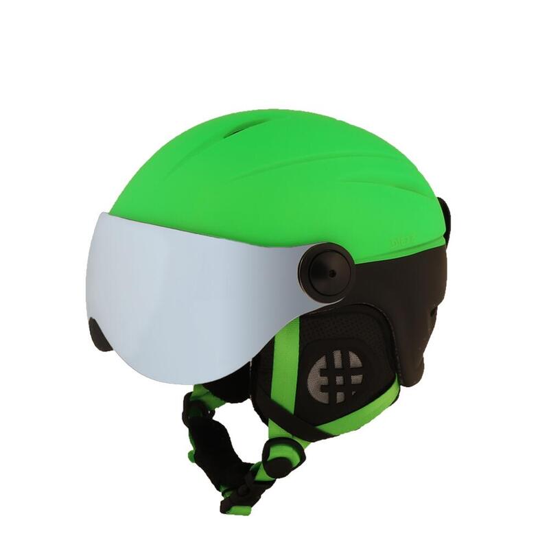 TEEN VISOR helm GREEN BLACK