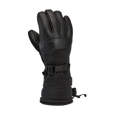 Polar heren skihandschoenen black