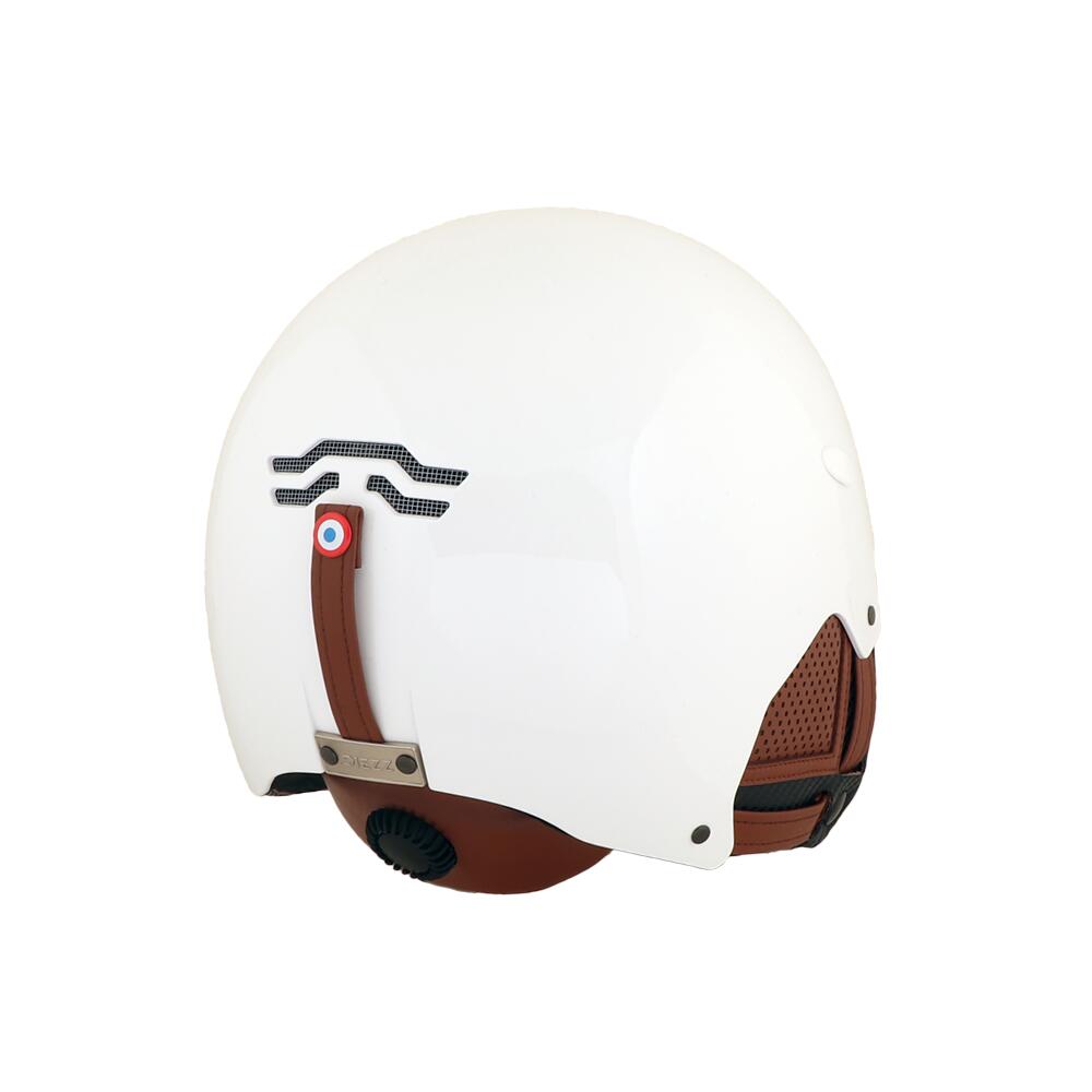 CASQUE FRANCAIS MAJOR BLANC BRILLANT NACRE 2/3