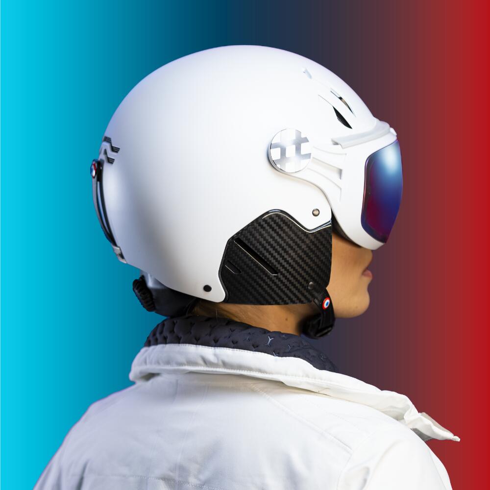 MAJOR helmet with visor FRANCE BLANC GLACIER 2/6