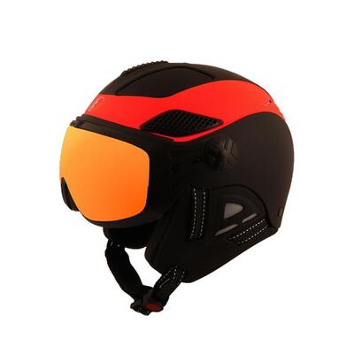 Vizierhelm louna2 ventury touchy black fire red