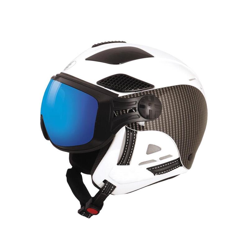 CASQUE VISIERE LOUNA II VENTURY CARBON WHITE