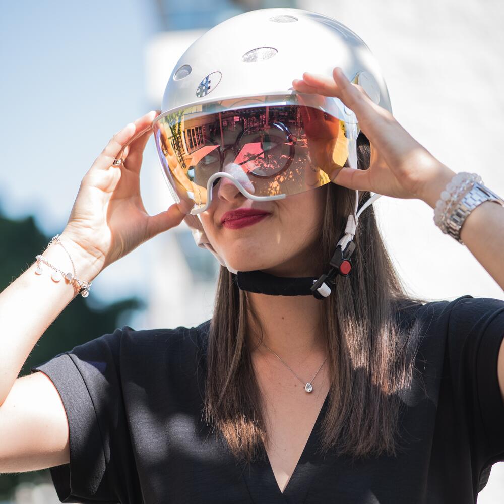 Capacete com viseira Diezz City 2/6