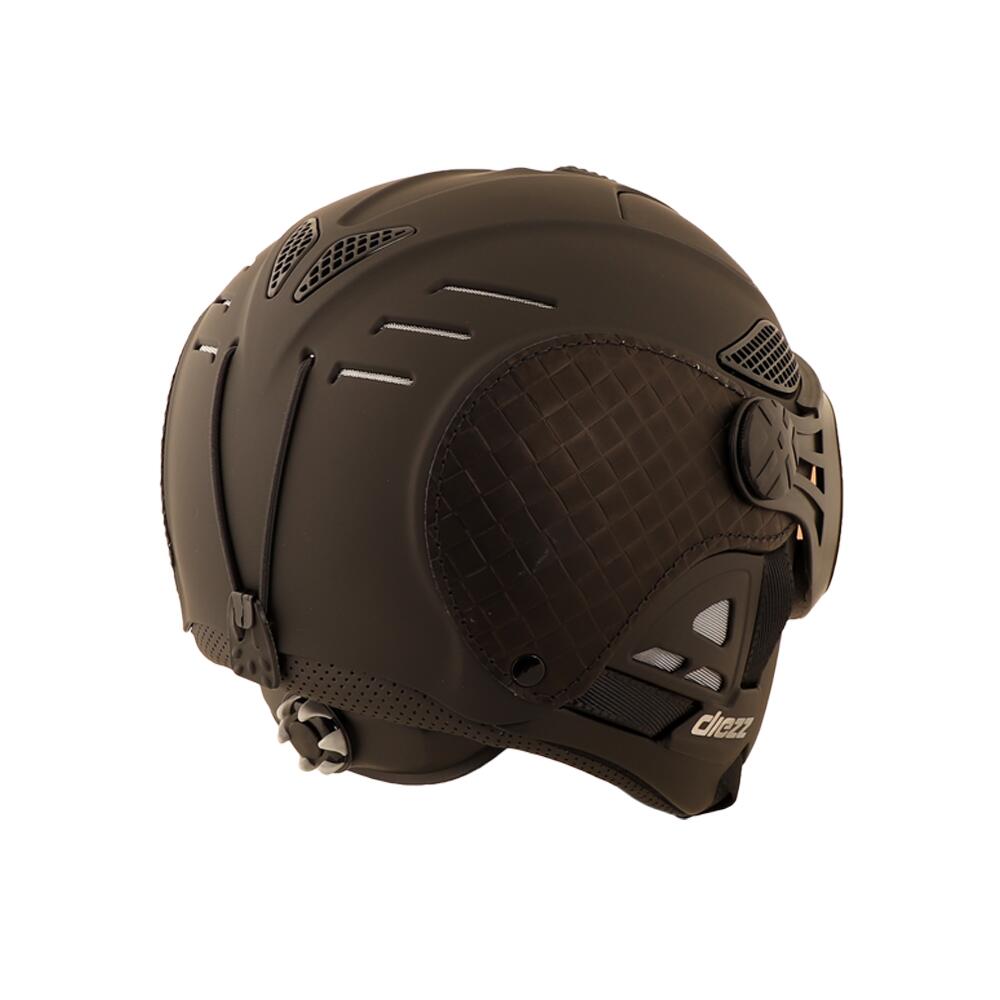 Casco con visiera LOUNA 2 FASHION LEATHER BLACK. 2/6