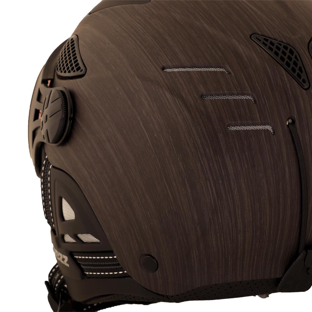 CASQUE VISIERE LOUNA II VENTURY WOOD BLACK 3/6