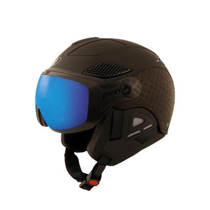 HELM VISIER LOUNA II FASHION LEATHER BLACK