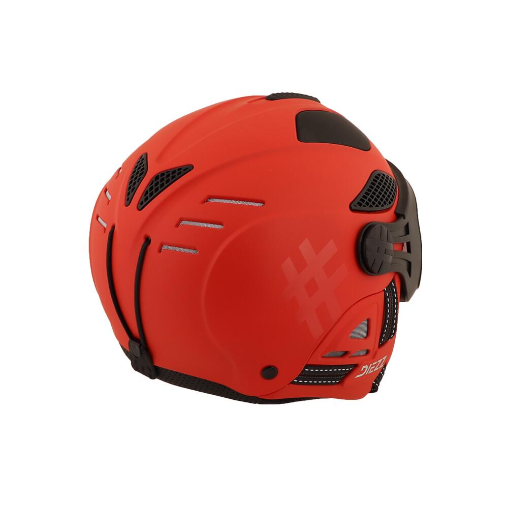 LOUNA II TEMPO VISOR HELMET FIRE RED 2/6