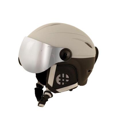Teen visor helm grey black