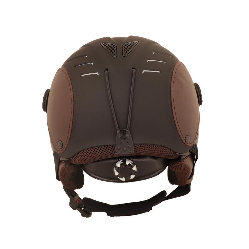 CASQUE VISIERE LOUNA II EDITION LEATHER BROWN