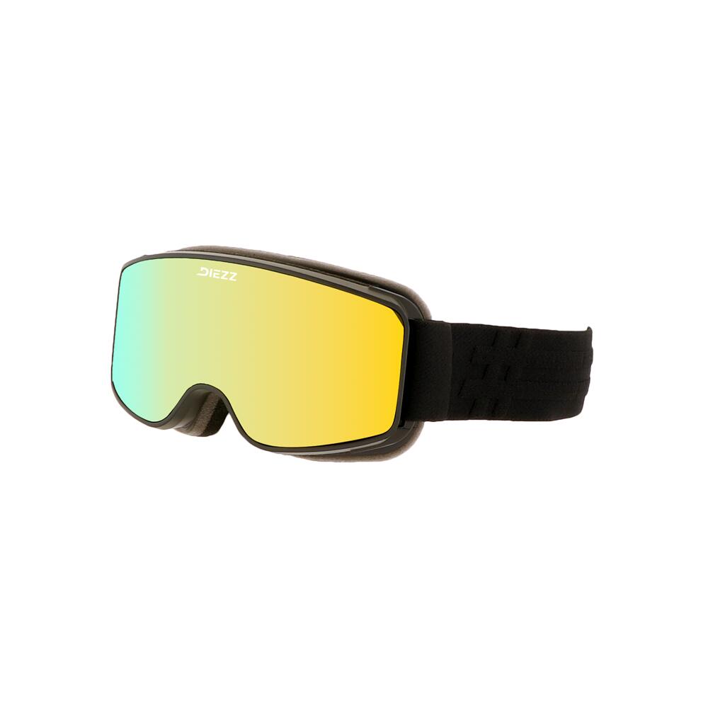 DIEZZ Skimaske ALLOS 6-10 Jahre BLACK GOLD