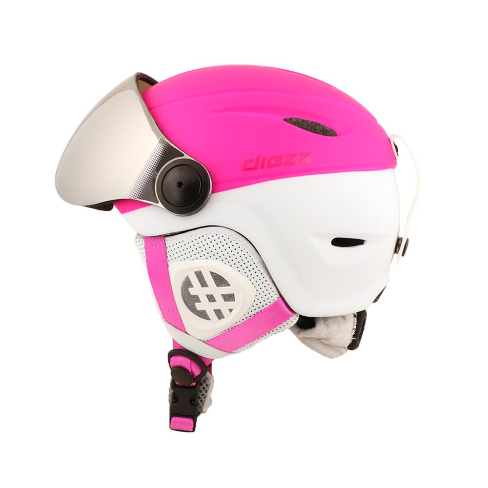CASQUE TEEN VISOR WHITE PINK. 2/6
