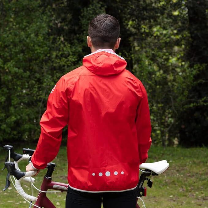 Proviz Reflective Lightweight Unisex Waterproof Hooded Cycling Jacket 2/7