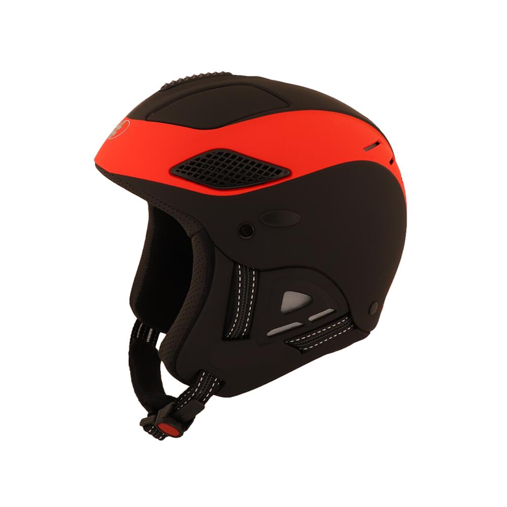 Helmet LOUNA II VENTURY Touchy BLACK FIRE RED.