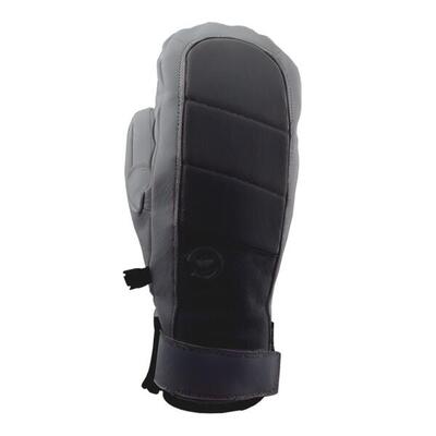 Dames leren skiwanten voor dames black