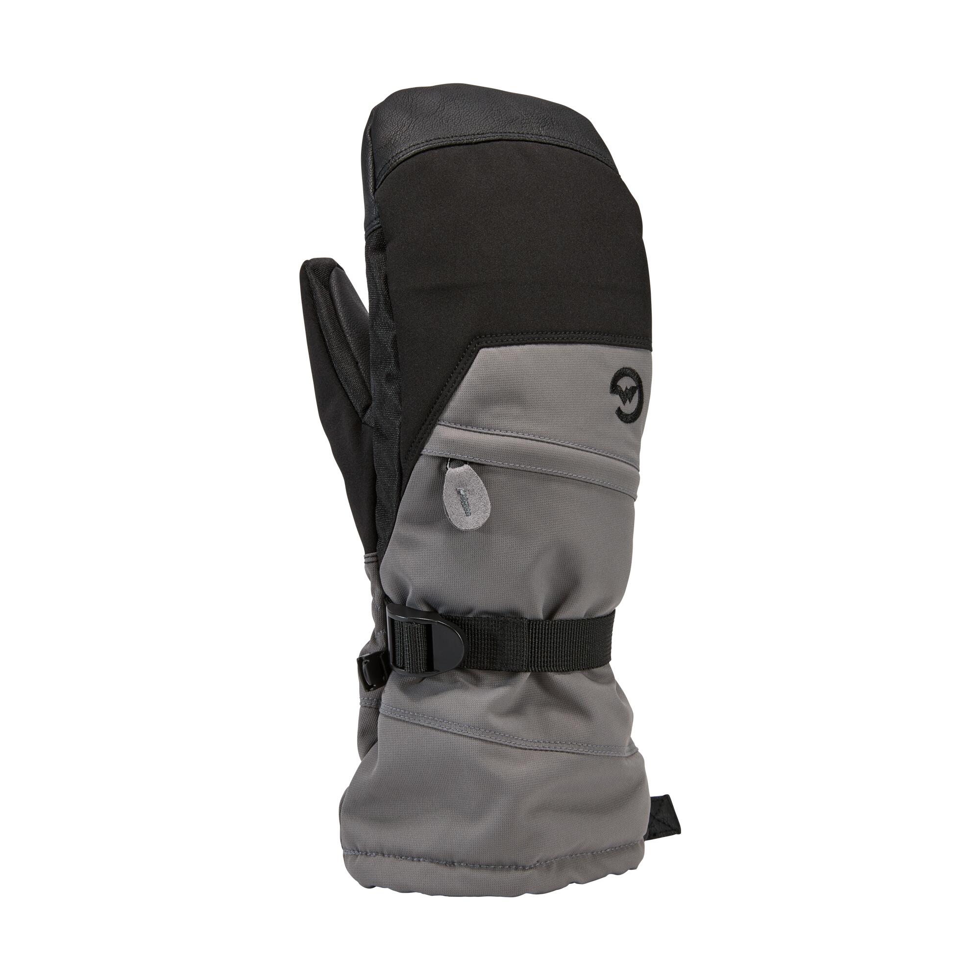 GORDINI STOMP men's mittens GUN METAL/BLACK/CHAR