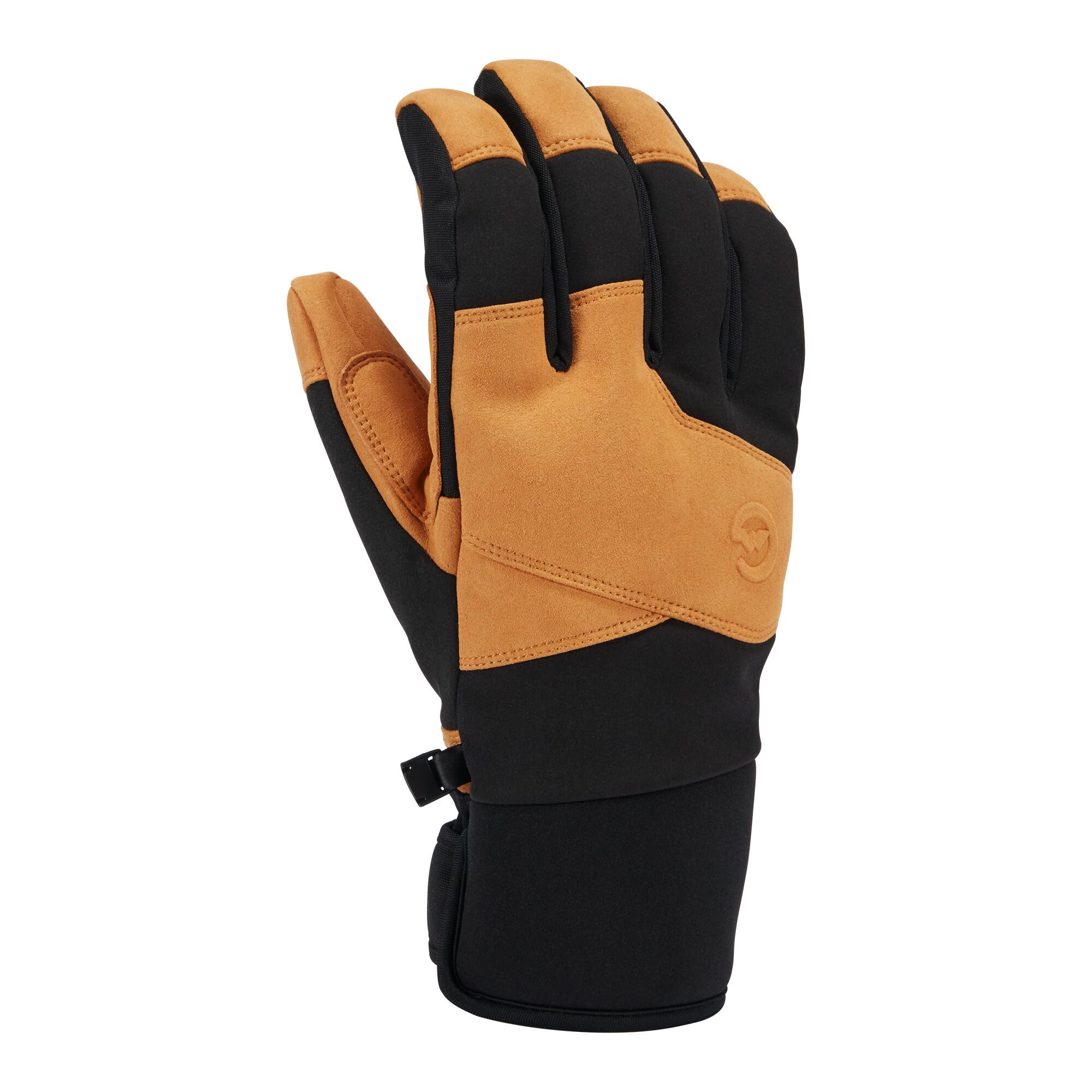 Gordini - Mtn Crew Gants De Ski Homme Black/tan - Gants - Blanc|noir - 44 L - Decathlon