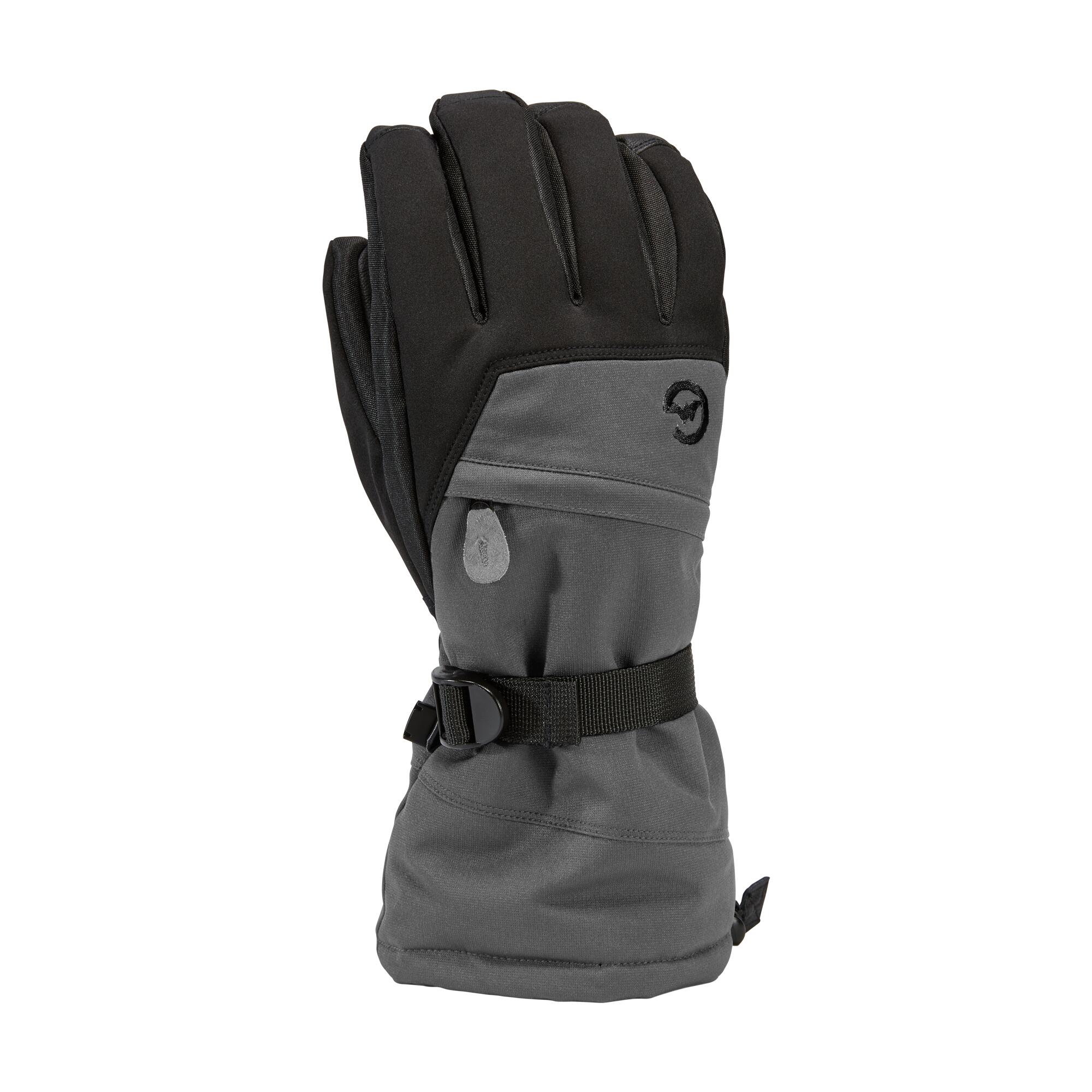 GORDINI STOMP men's gloves GUN METAL/BLACK/CHAR