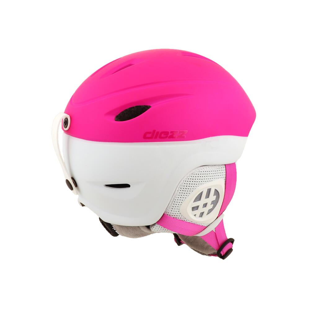 CASQUE TEEN sans visière WHITE PINK. 2/6