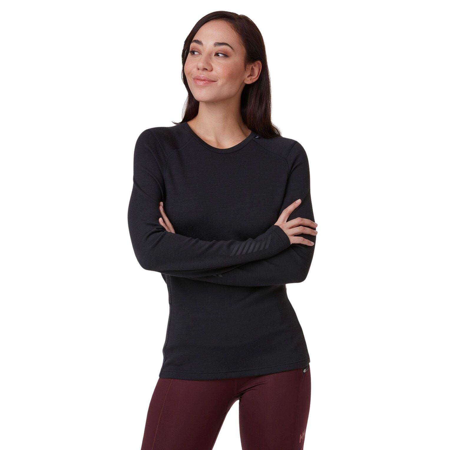 HELLY HANSEN Helly Hansen Women's Long Sleeve LIFA Merino Warmest Crew Neck Base Layer