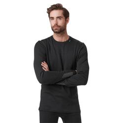 Maillot pour homme Helly Hansen Merino crew noir.