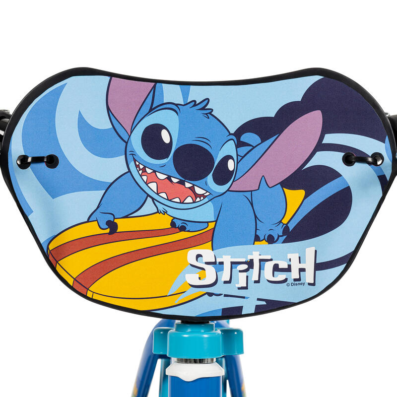 Huffy Disney Stitch 14" Fiets met Zijwieltjes, Leeftijd 4-6 Jaar, 98-112cm