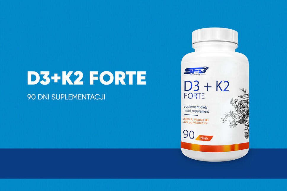 Witamina D3 + K2 Forte 90 tabletek