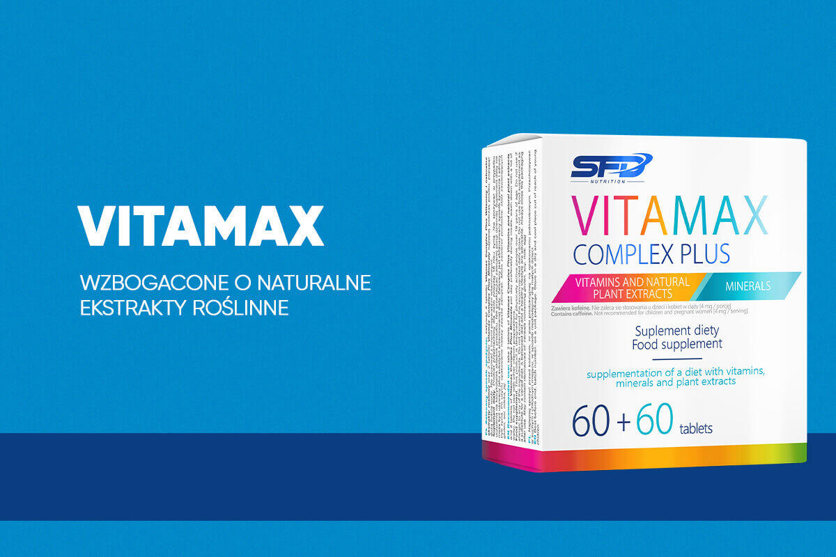 Witaminy i minerały VITAMAX COMPLEX PLUS 60+60 tabletek 2/2